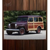 Металлическая табличка Willys Station Wagon